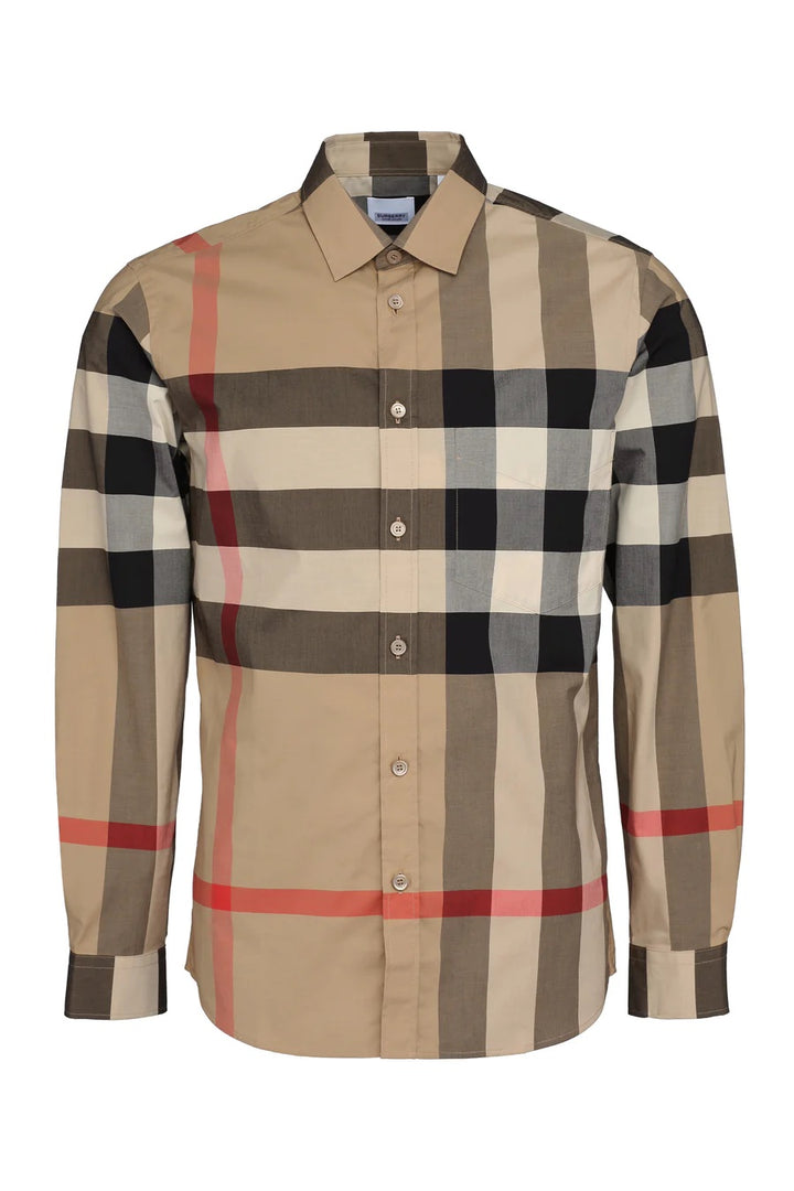 BURBERRY BRIT VINTAGE CHECK BUTTON DOWN SHIRT