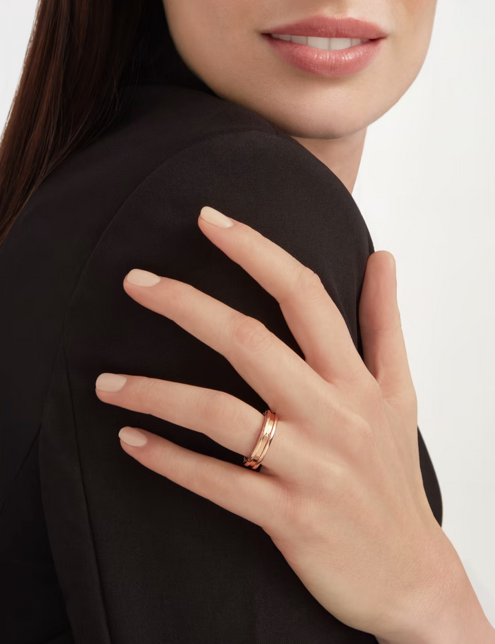 BVLGARI B.ZERO1 18K ROSE GOLD RING