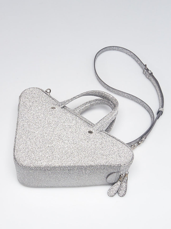 Balenciaga triangle bag glitter online