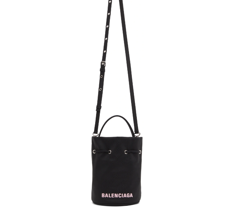 BALENCIAGA WHEEL XS DRAWSTRING BUCKET BAG