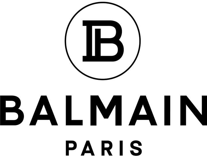BALMAIN LOGO CROPPED SWEATSHIRT