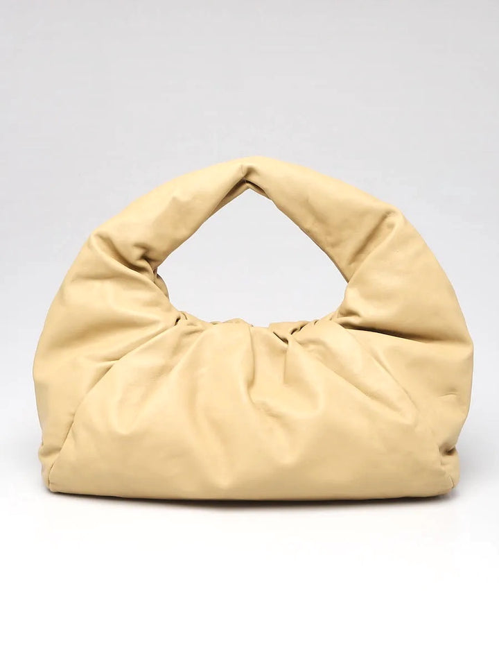 BOTTEGA VENETA CALFSKIN LEATHER THE POUCH SHOULDER BAG
