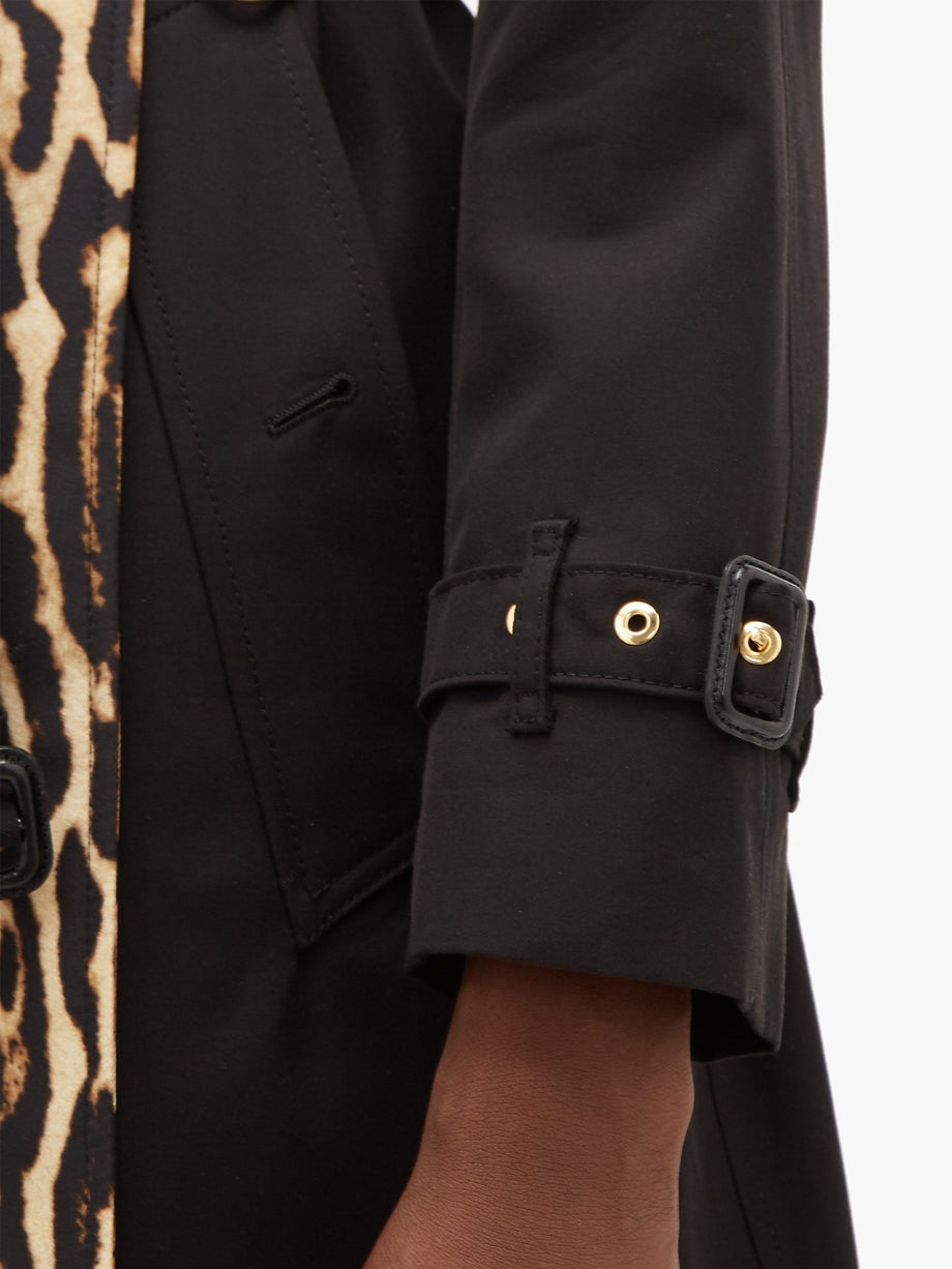BURBERRY TRENCH BRIDSTOW LEOPARD PRINT LINING – Caroline's