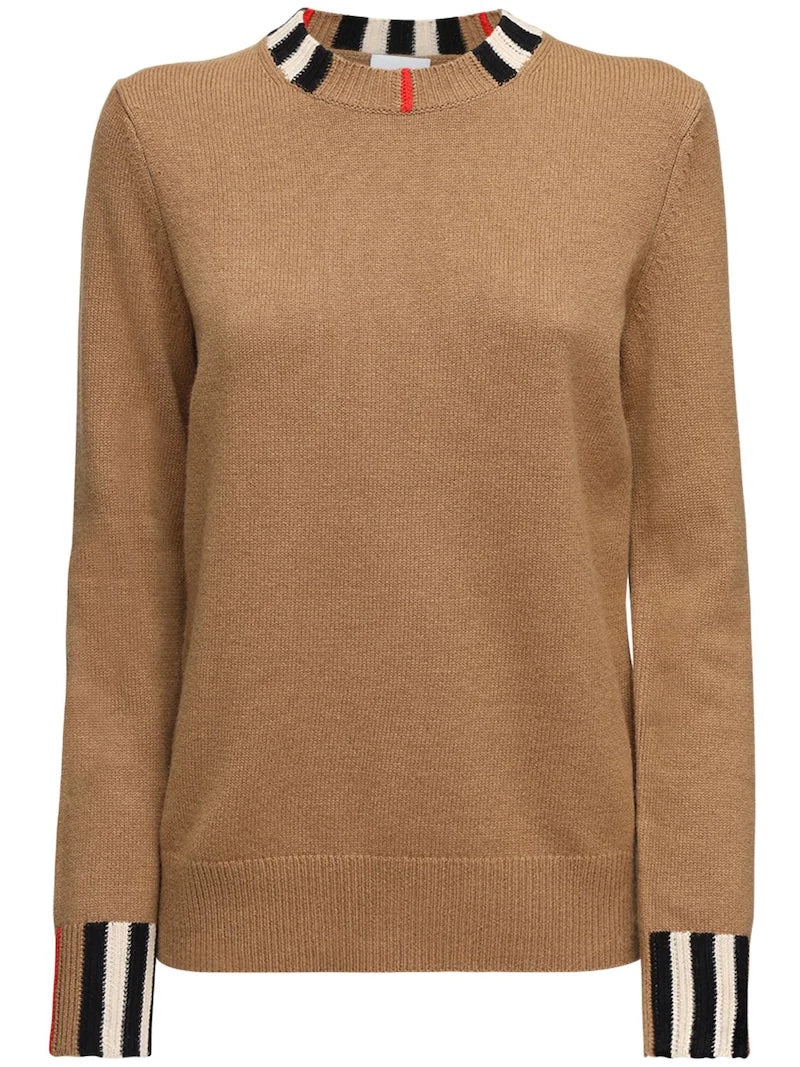 Burberry eyre vintage stripe cashmere sweater Clearance