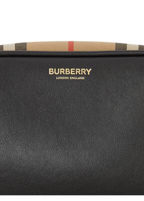 BURBERRY キューブバッグ BURBERRY HALF CUBE LEATHER CROSSBODY BAG – Caroline's