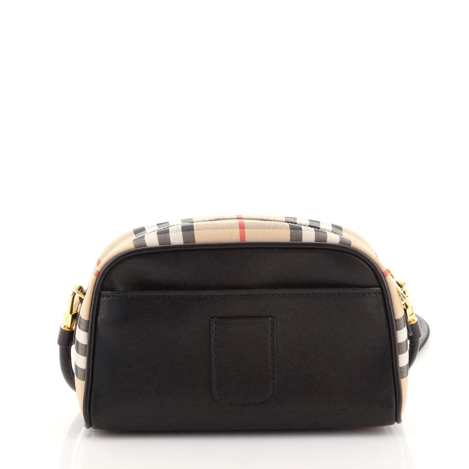 Leather Bag Burberry Half Cube Bag Micro Leather Recognized