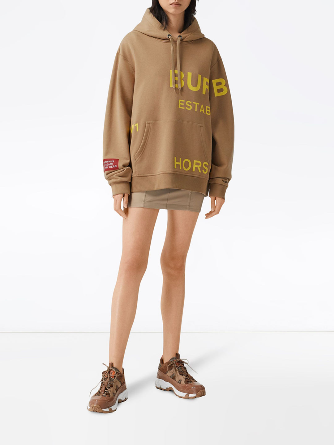 BURBERRY HORSEFERRY LOGO COTTON JERSEY HOODIE – Caroline's Fashion
