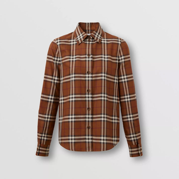 BURBERRY VINTAGE CHECK COTTON SHIRT