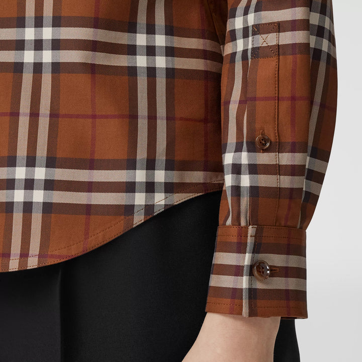 BURBERRY VINTAGE CHECK COTTON SHIRT