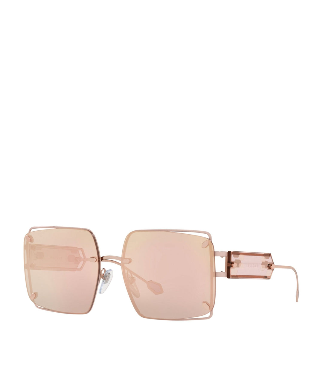BVLGARI OVERSIZED SQUARE SUNGLASSES – Caroline's Fashion Luxuries