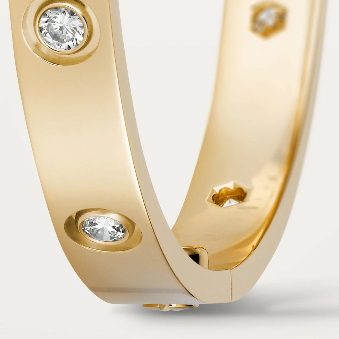 CARTIER 10 DIAMOND LOVE BRACELET