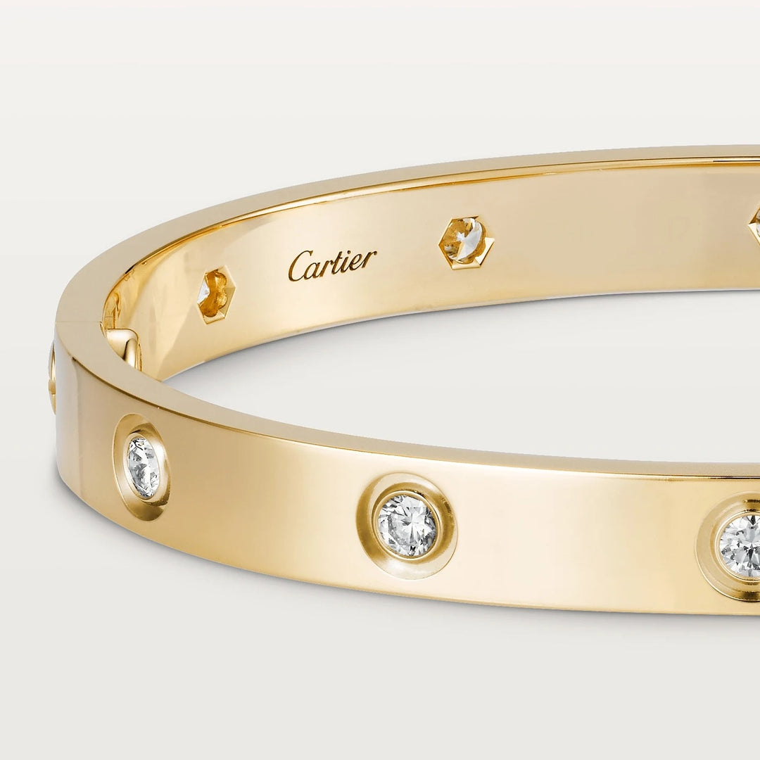 CARTIER 10 DIAMOND LOVE BRACELET