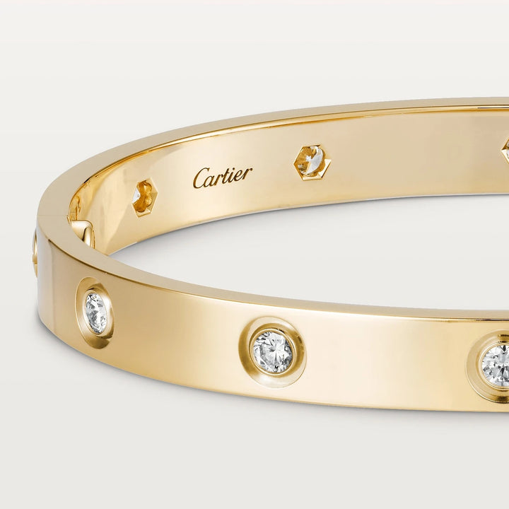 CARTIER 10 DIAMOND LOVE BRACELET