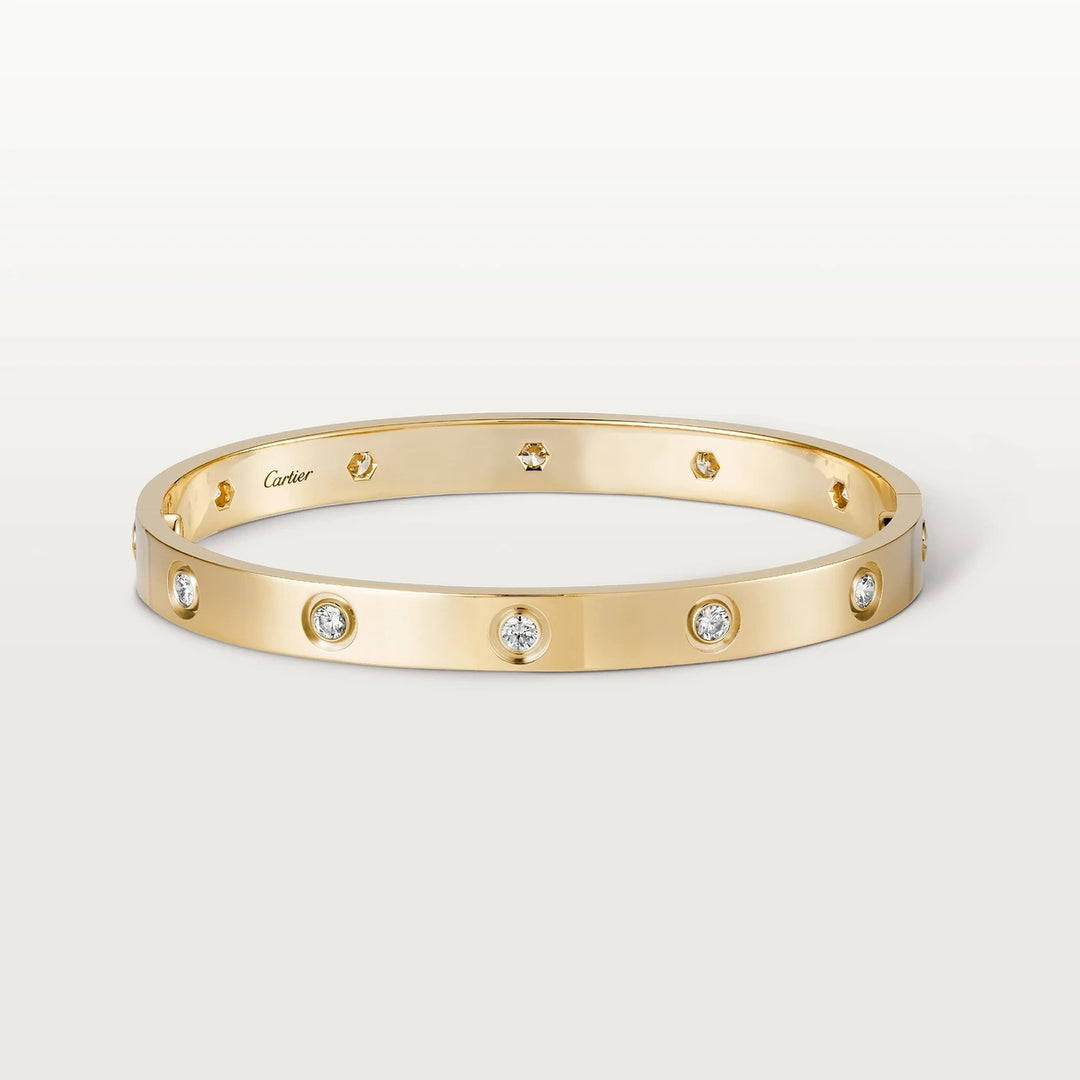 CARTIER 10 DIAMOND LOVE BRACELET