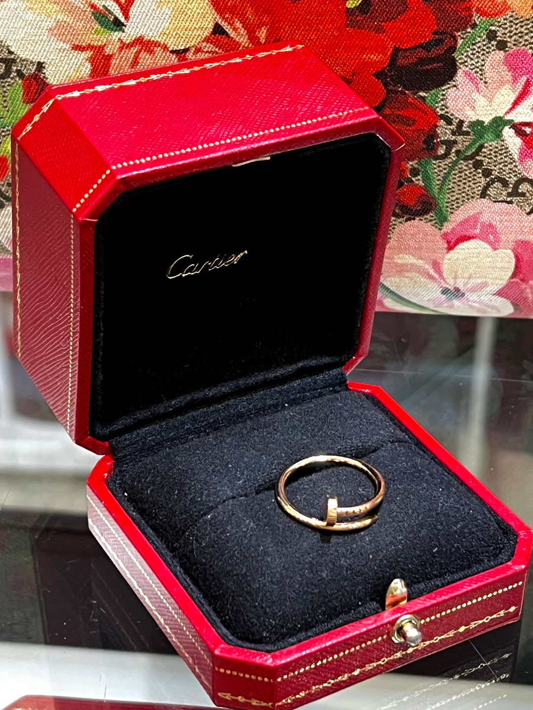 CARTIER JUSTE UN CLOU MINI 18K ROSE GOLD RING