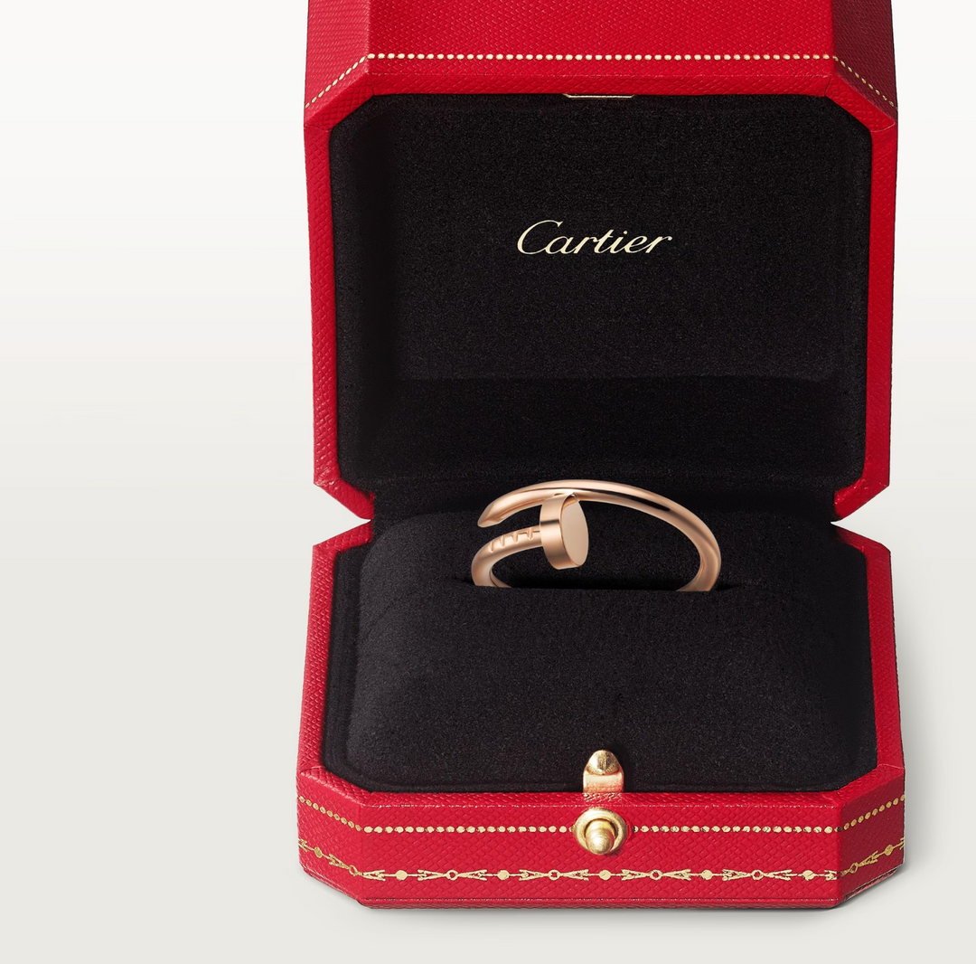 CARTIER JUSTE UN CLOU MINI 18K ROSE GOLD RING