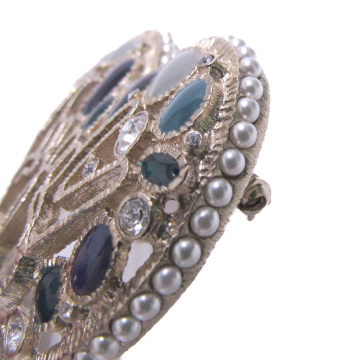CHANEL CC HEART BROOCH