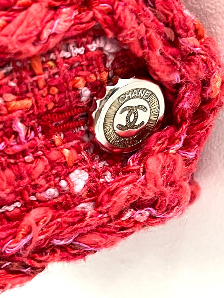 CHANEL COCO TWEED BIKER STYLE JACKET