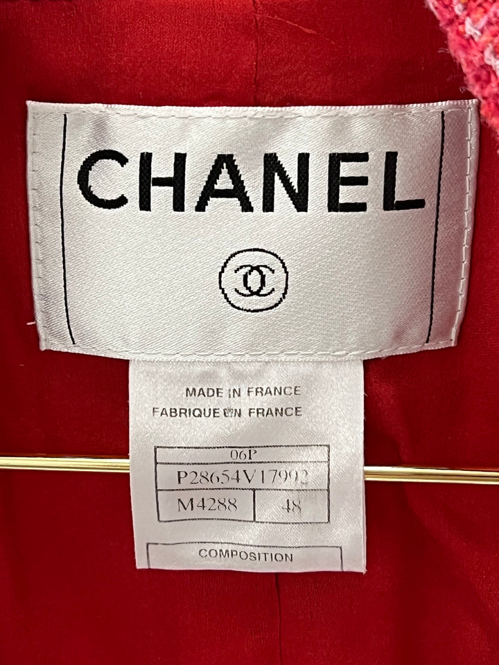 CHANEL COCO TWEED BIKER STYLE JACKET