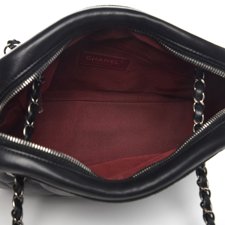 CHANEL CALFSKIN QUILTED LEATHER BALLERINA CAMERA BAG