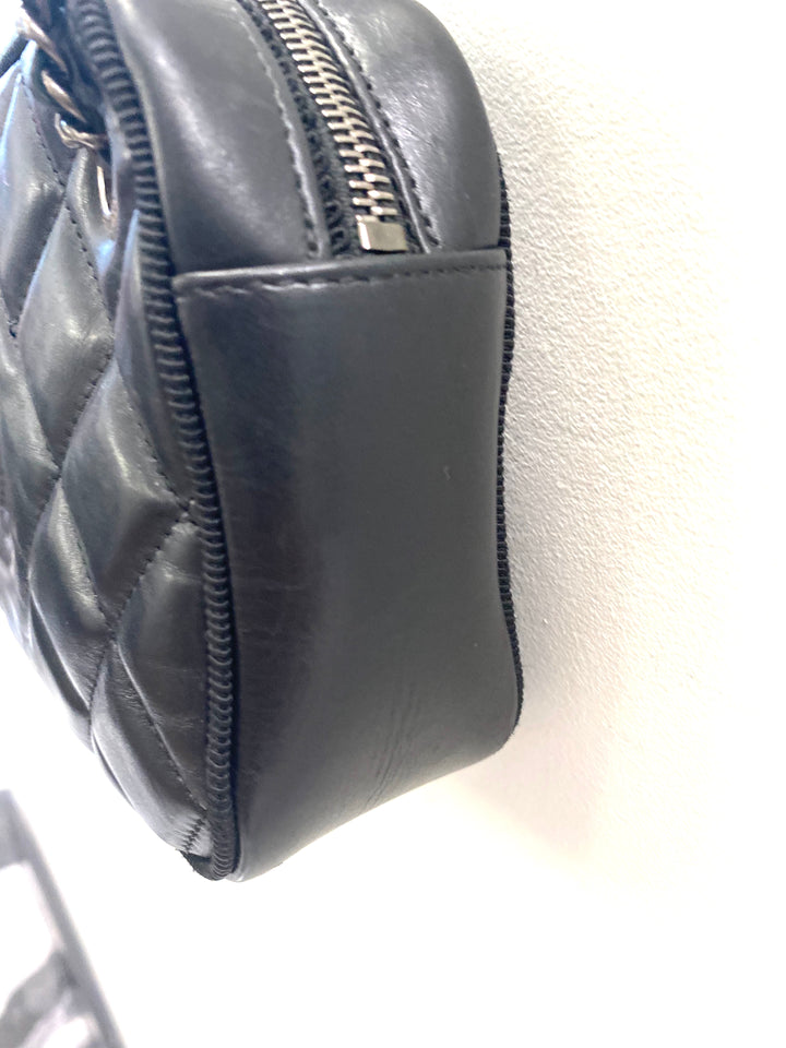 CHANEL CALFSKIN QUILTED LEATHER BALLERINA CAMERA BAG