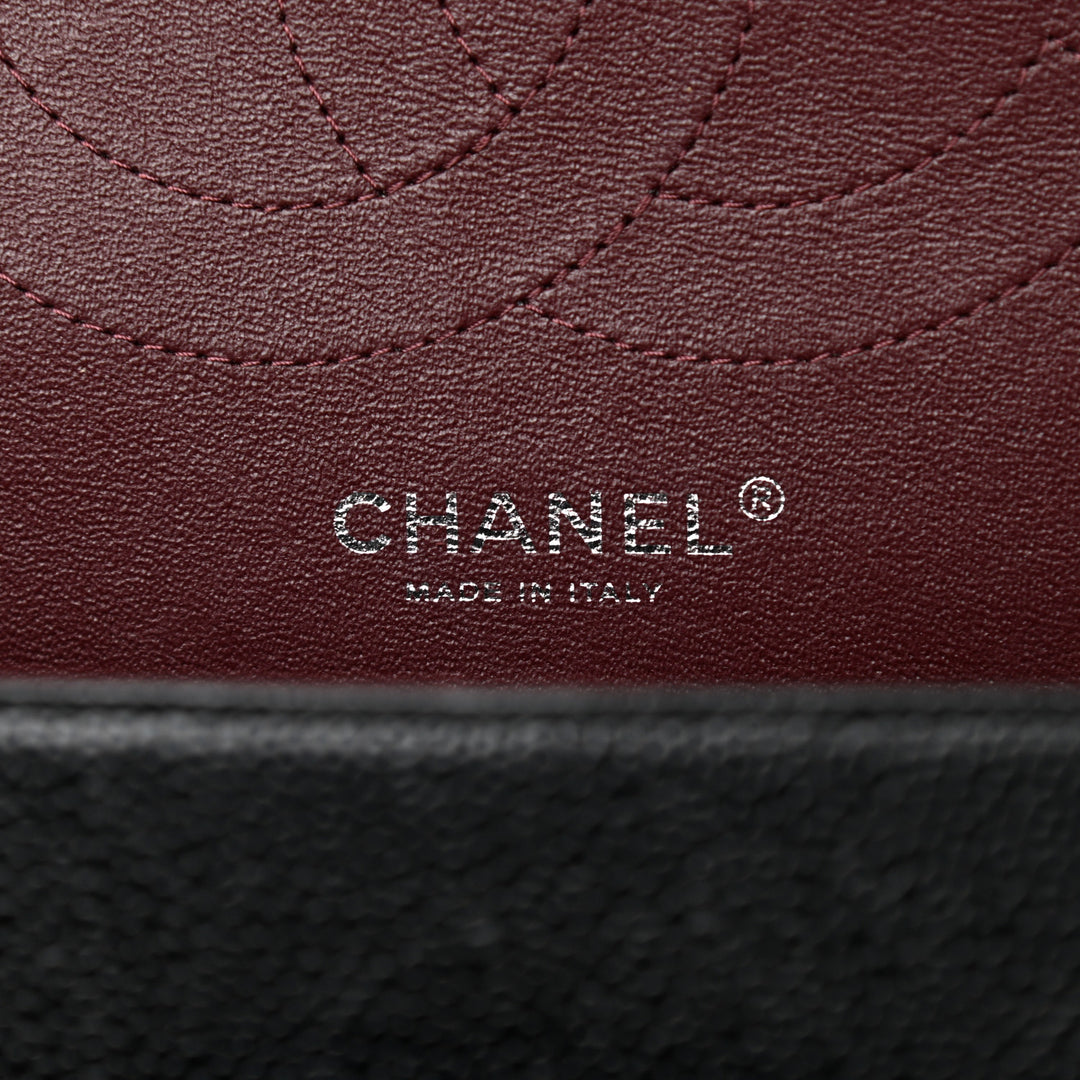 CHANEL CAVIAR QUILTED JUMBO DOUBLE FLAP-HS