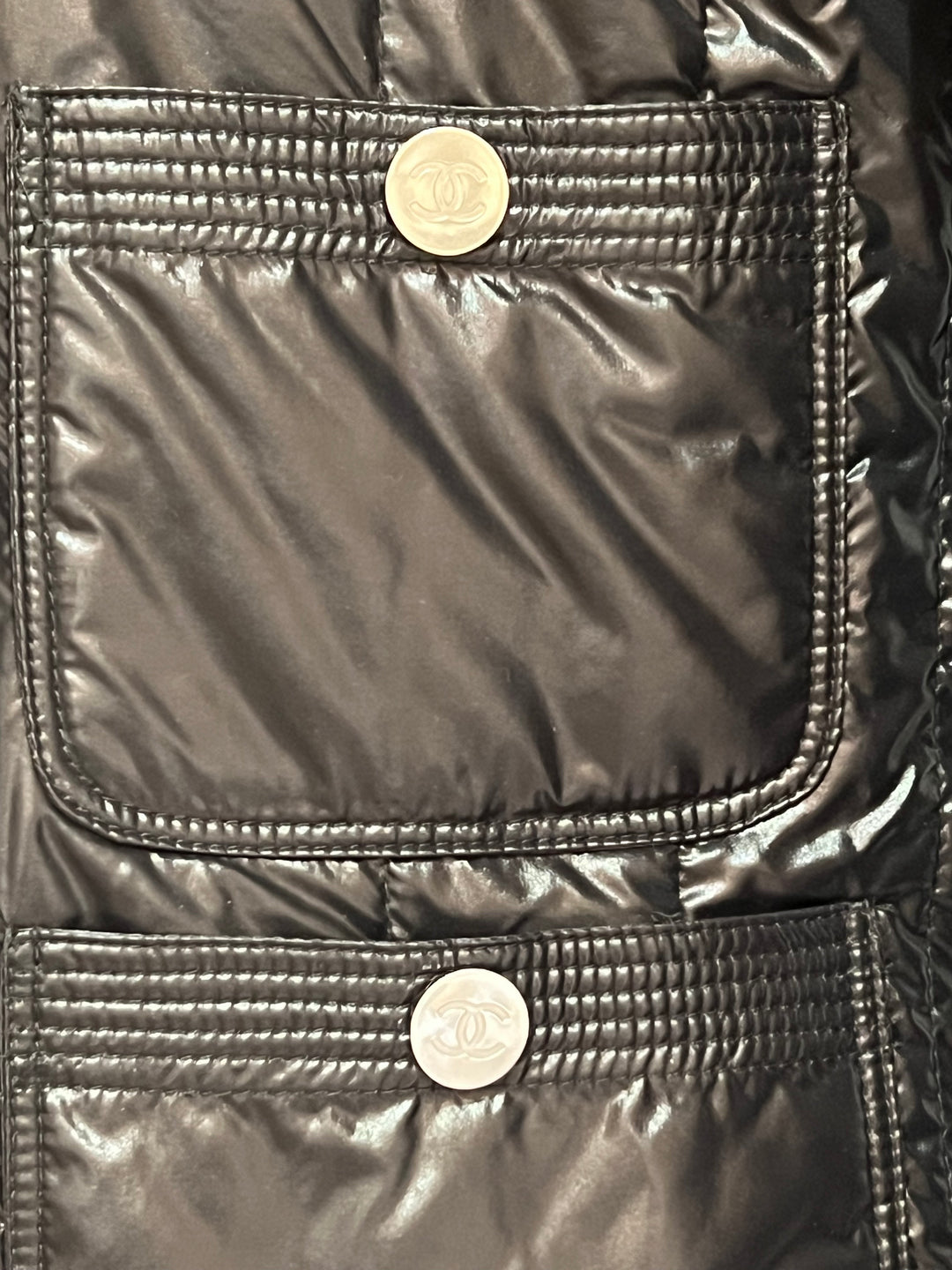 CHANEL HOODED NYLON JACKET