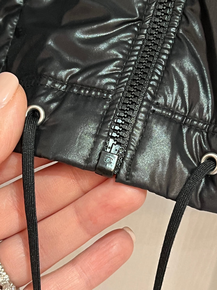 CHANEL HOODED NYLON JACKET