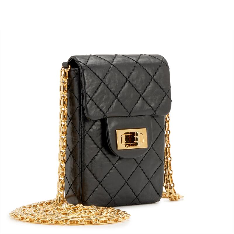 CHANEL ケース CHANEL QUILTED AGED CALFSKIN 2.55 REISSUE PHONE CASE – Caroline's