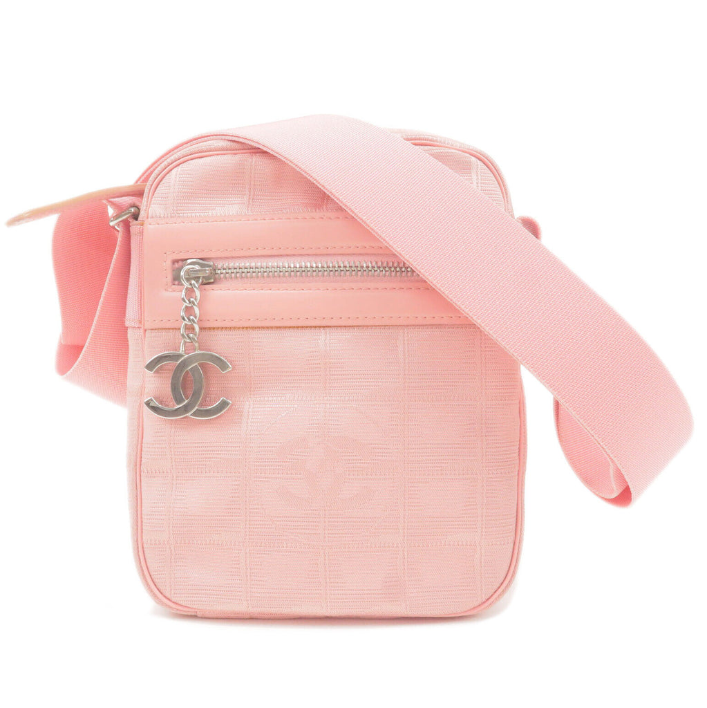 Chanel New Travel Line Mini Boston Nylon Handbag– Pom's ReLuxed