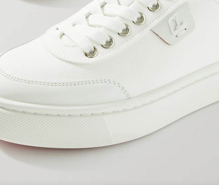 CHRISTIAN LOUBOUTIN Simplerui Canvas Leather Sneakers