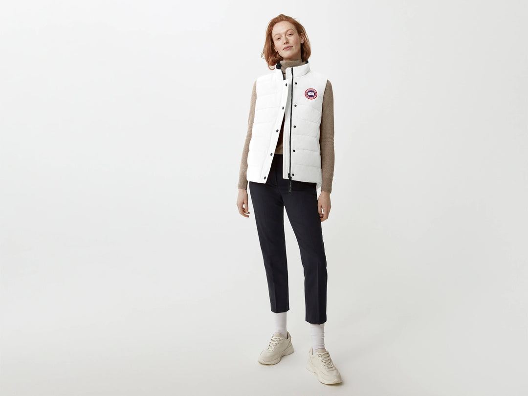 CANADA GOOSE FREESTYLE LOGO PATCH PADDED VEST