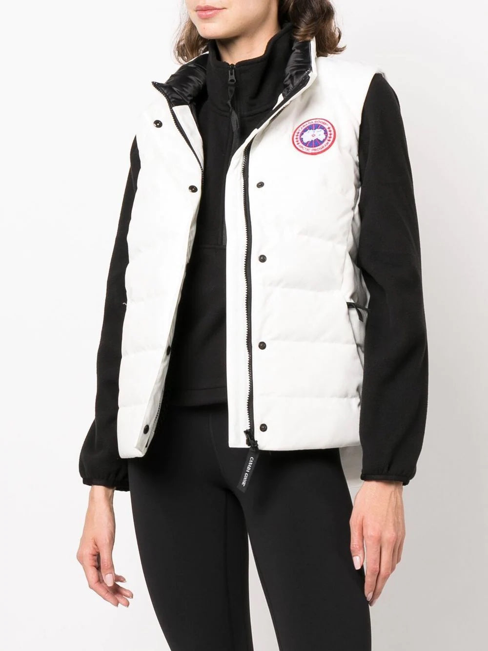 CANADA GOOSE FREESTYLE LOGO PATCH PADDED VEST