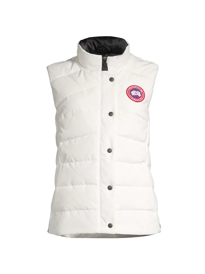 CANADA GOOSE FREESTYLE LOGO PATCH PADDED VEST