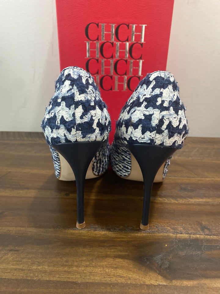 CAROLINA HERRERA HOUNDSTOOTH PUMPS