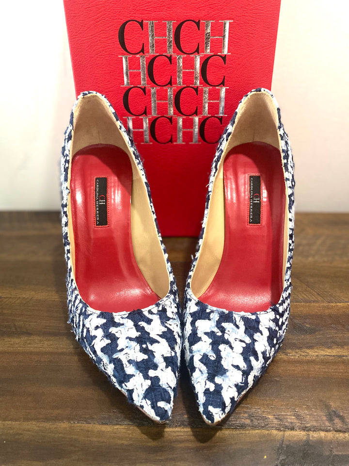 CAROLINA HERRERA HOUNDSTOOTH PUMPS