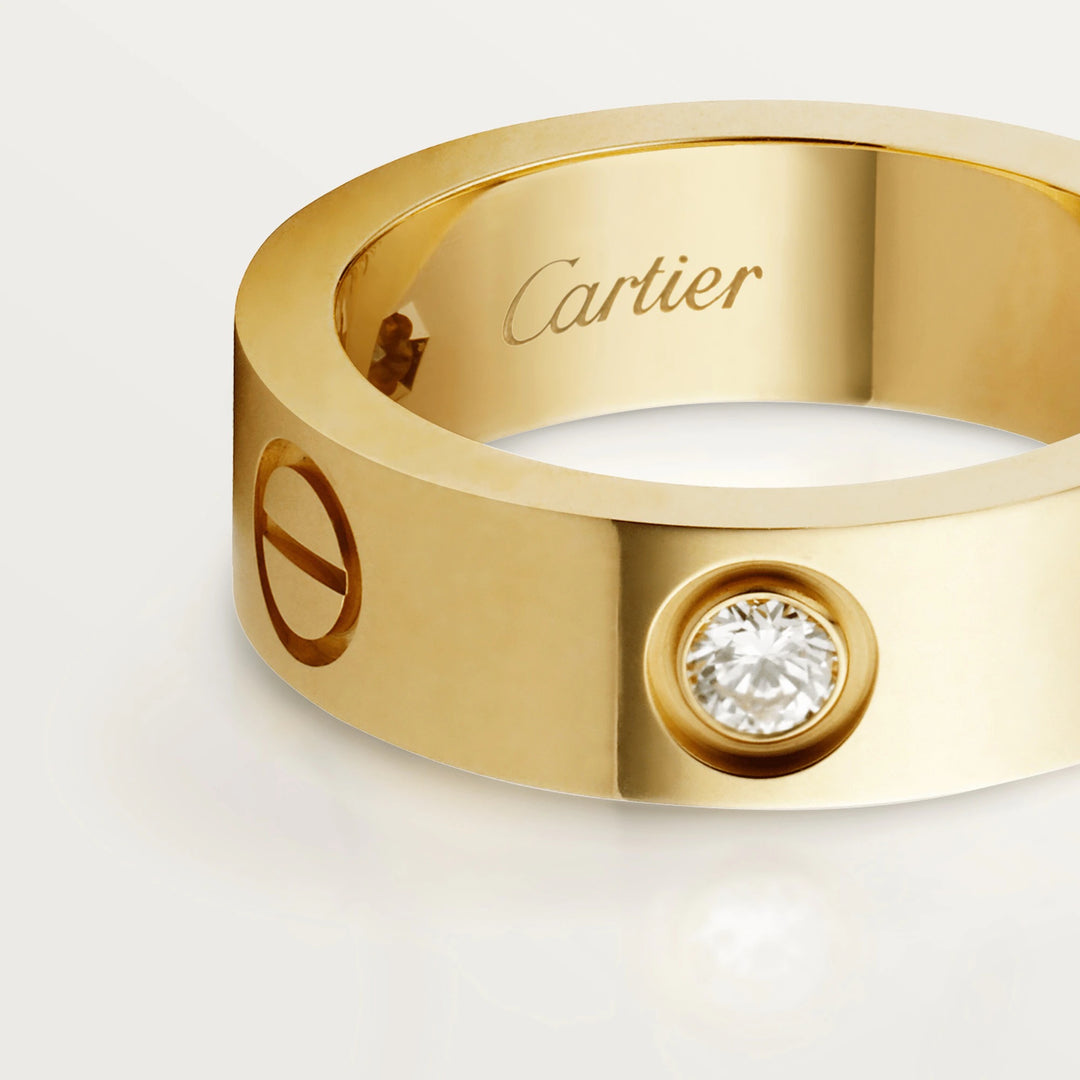 CARTIER LOVE RING 3 DIAMONDS