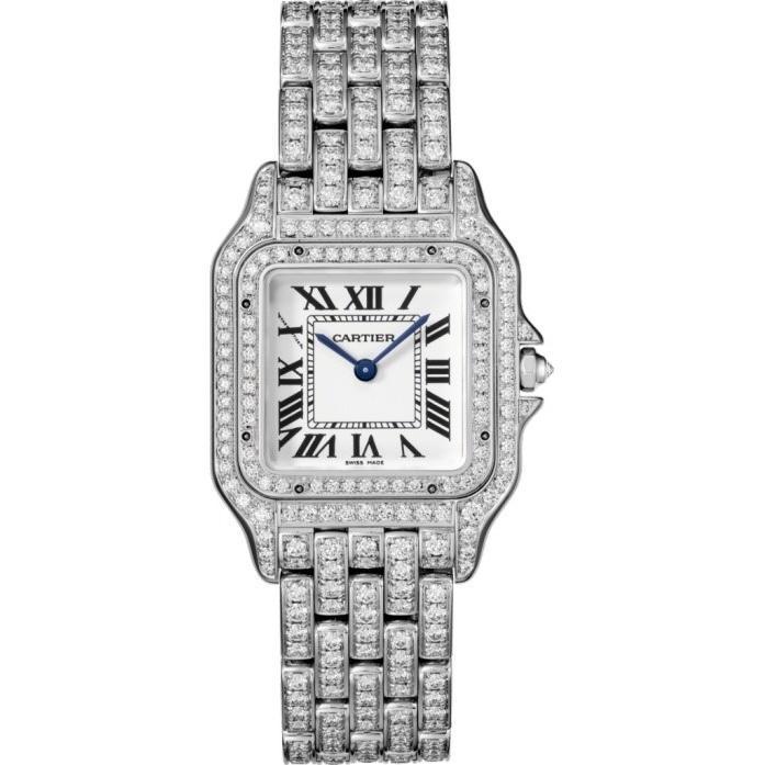 Cartier PANTHÈRE DE CARTIER Medium Quartz Custom Diamond Watch