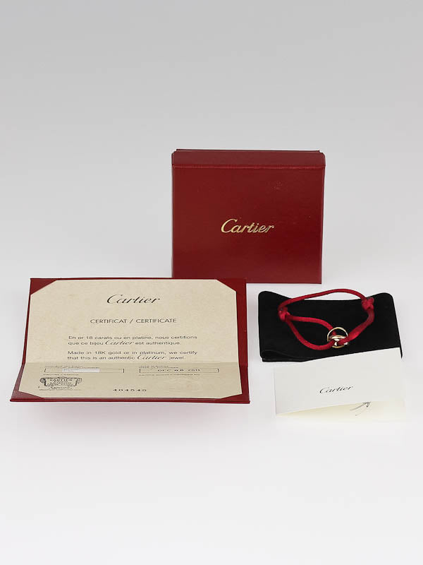 CARTIER 18K GOLD TRINITY BRACELET
