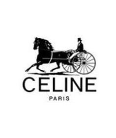 Céline Red Pony &amp; Black Leather Medium Edge Bag