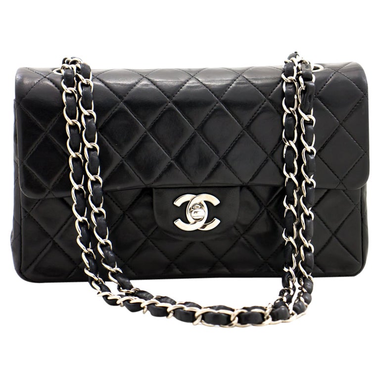 CHANEL Classic Double Flap Bag Quilted Caviar Medium