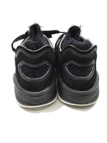 CHANEL TWEED &amp; SUEDE CC LACE UP SNEAKERS