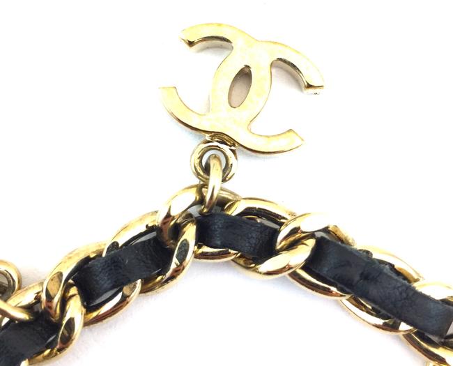 CHANEL CC LOGO LETTERING CHARM BRACELET