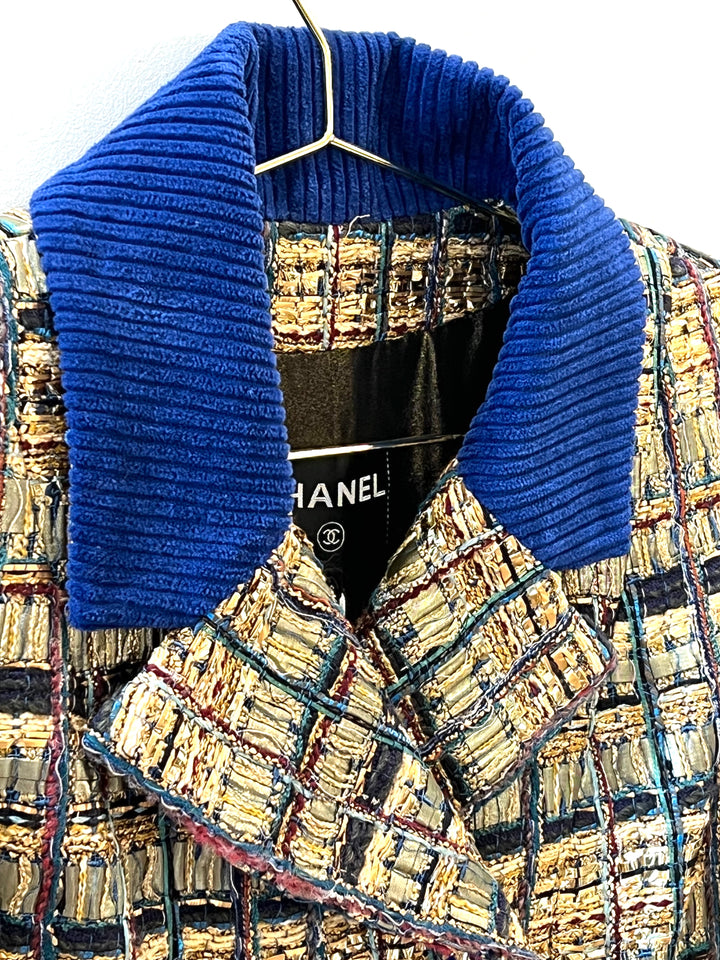 CHANEL EGYPT COLLECTION GOLD RUNWAY TWEED JACKET