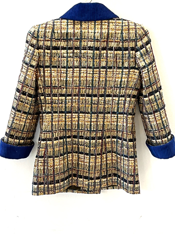 CHANEL EGYPT COLLECTION GOLD RUNWAY TWEED JACKET