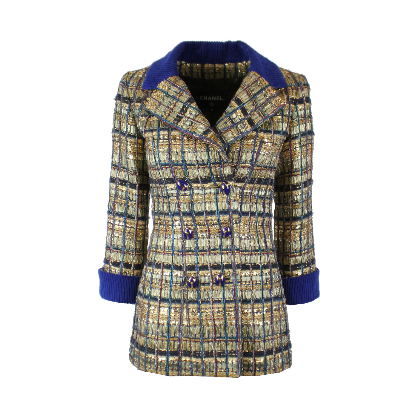 CHANEL EGYPT COLLECTION GOLD RUNWAY TWEED JACKET