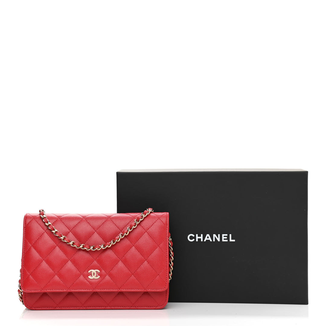CHANEL CAVIAR QUILTED LEATHER WOC