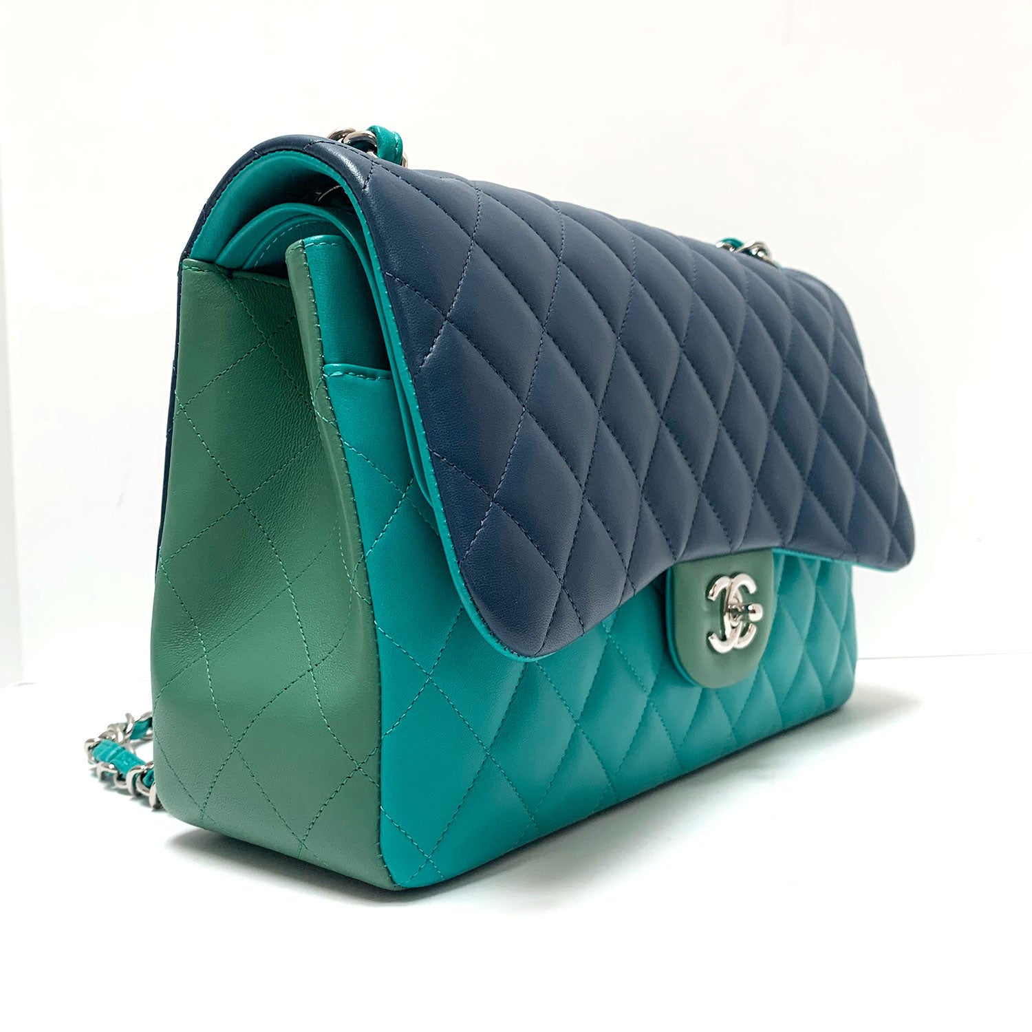 Chanel Classic Jumbo Tricolor Flap Bag – Caroline's Fashion Luxuries
