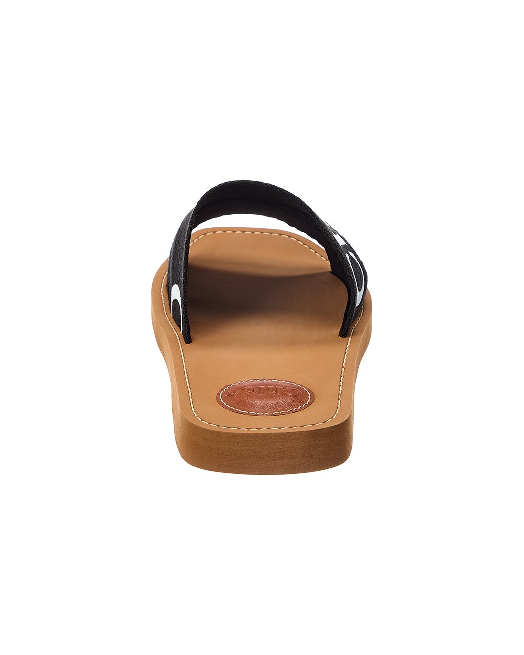 Chloé LOGO WOODY FLAT MULES