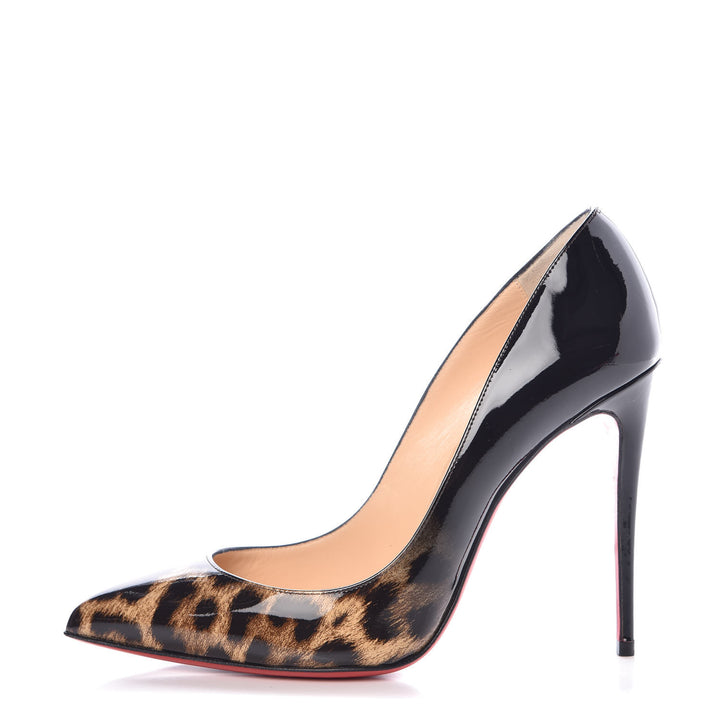 CHRISTIAN LOUBOUTIN DORISSIMA 100 DEGRADE LEOPARD PUMPS